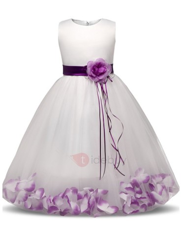 Cute Flowers Girl's Party Dress