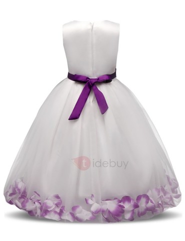 Cute Flowers Girl's Party Dress
