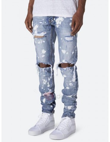 Fashion Designed Hole Men's Jeans
