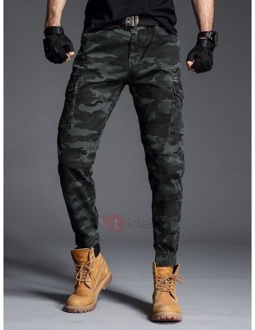 Camouflage Pocket Men's Casual Pants