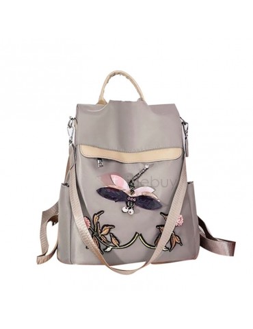 Animal Oxford Applique Dragonfly Backpack