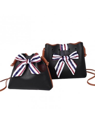 Bowknot Silk Scarf Decoration Women Handbag